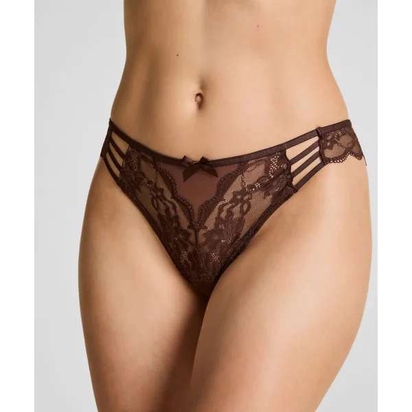 Slip brésilien Lisa - Marron
