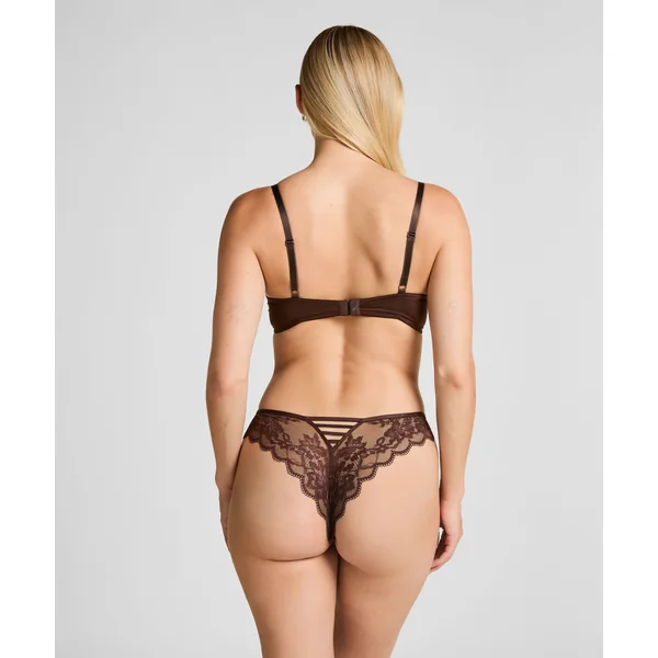 Slip brésilien Lisa - Marron