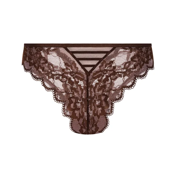 Slip brésilien Lisa - Marron