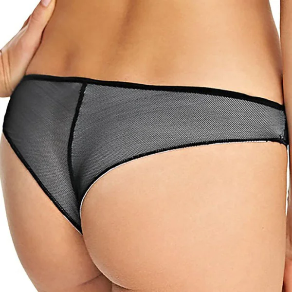Slip brésilien Noir SASSY Freya