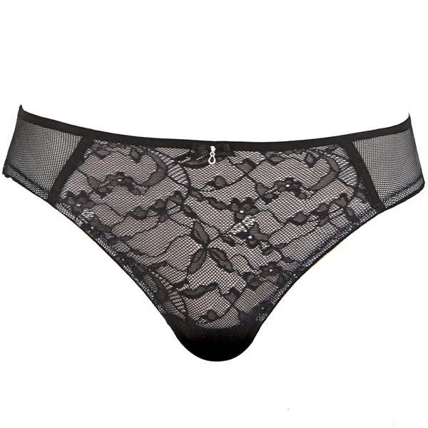 Slip brésilien Noir SASSY Freya