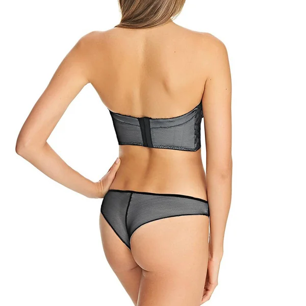 Slip brésilien Noir SASSY Freya