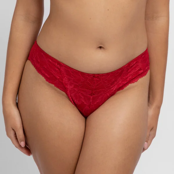 Slip brésilien rouge Dorina
