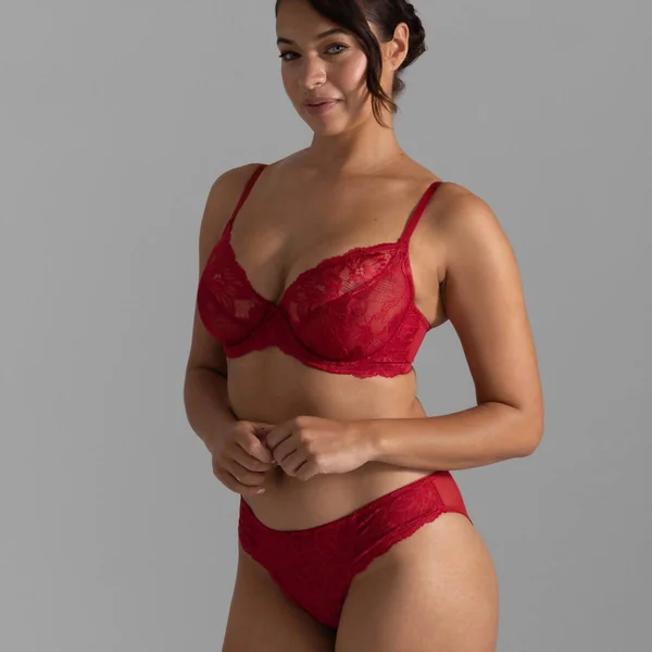 Slip brésilien rouge Dorina