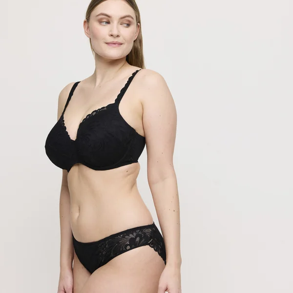 Slip brésilien Rupi noir Prima Donna