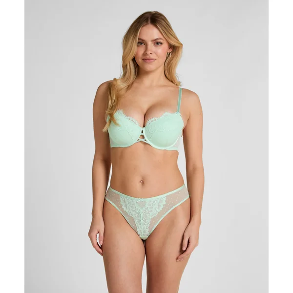 Slip brésilien échancré Harmony - Vert