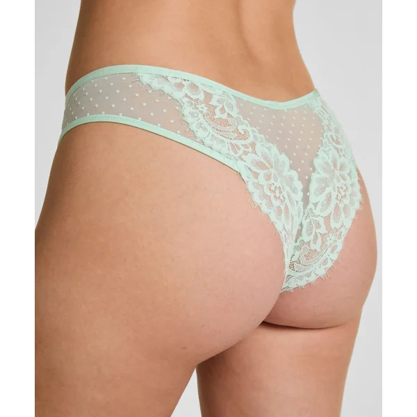 Slip brésilien échancré Harmony - Vert