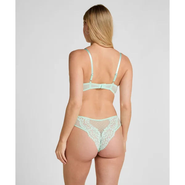 Slip brésilien échancré Harmony - Vert