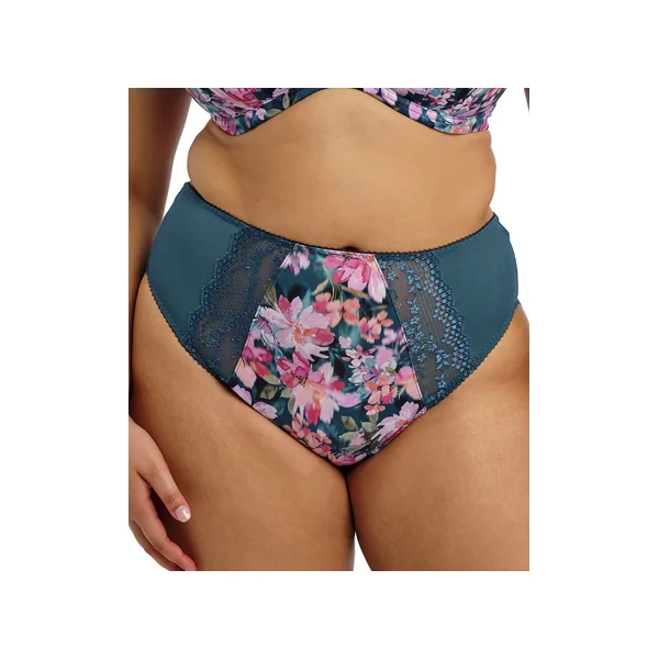 Slip côtés hauts LUCIE 4498 TEAL FLORAL