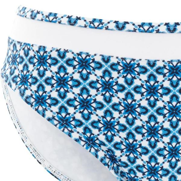 Slip de bain classique Panache mosaic print bleu Panache Maillot