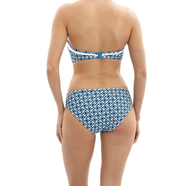 Slip de bain classique Panache mosaic print bleu Panache Maillot
