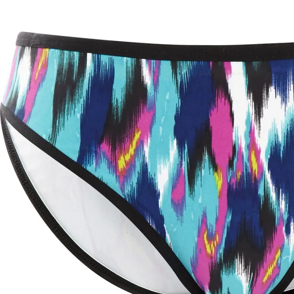 Slip de bain Cleo by Panache AVRIL abstract print bleu Cléo by Panache Maillot