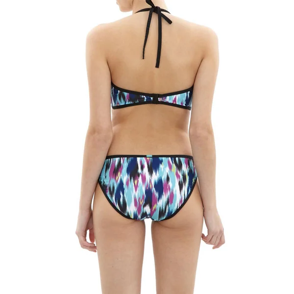 Slip de bain Cleo by Panache AVRIL abstract print bleu Cléo by Panache Maillot