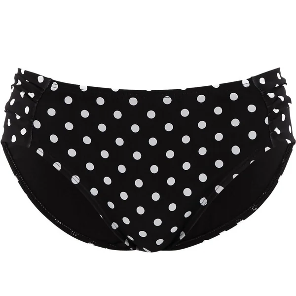 Slip de bain froncé - Noir Panache Maillot Anya