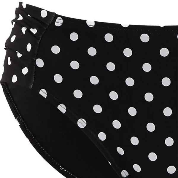 Slip de bain froncé - Noir Panache Maillot Anya
