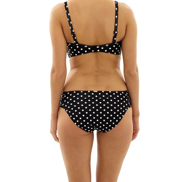 Slip de bain froncé - Noir Panache Maillot Anya
