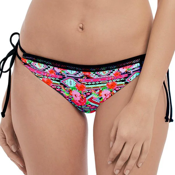 Slip de bain italien noué Rose Freya Maillots