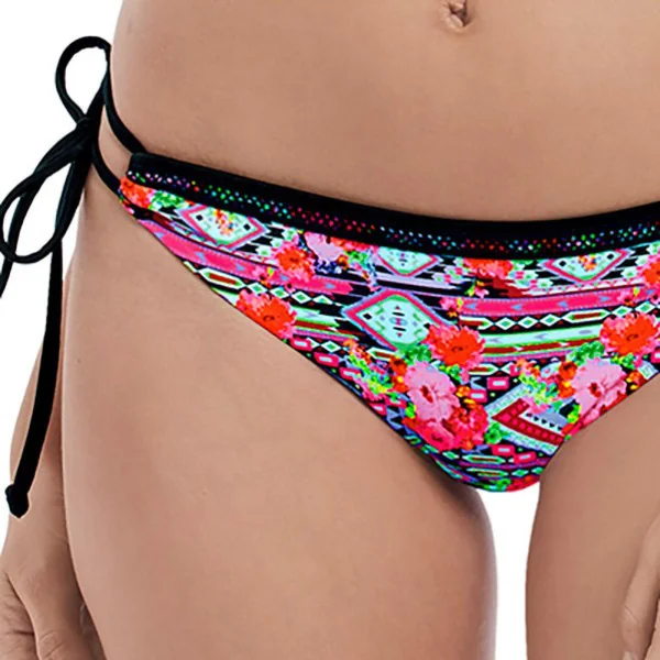 Slip de bain italien noué Rose Freya Maillots