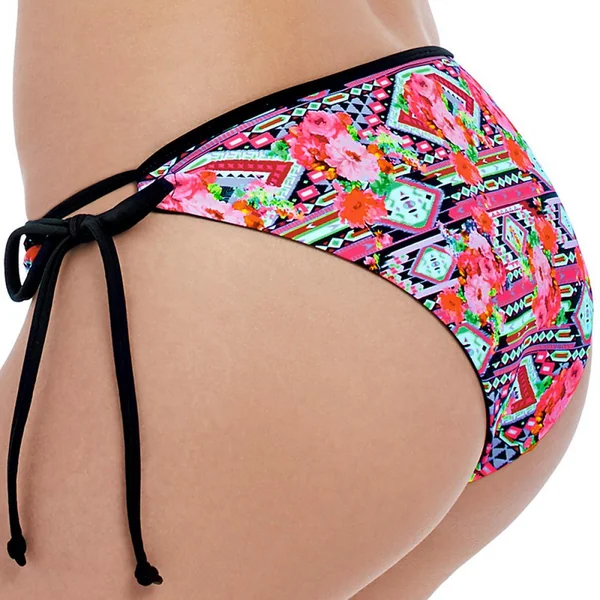 Slip de bain italien noué Rose Freya Maillots
