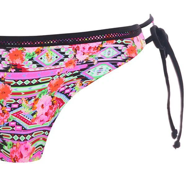 Slip de bain italien noué Rose Freya Maillots