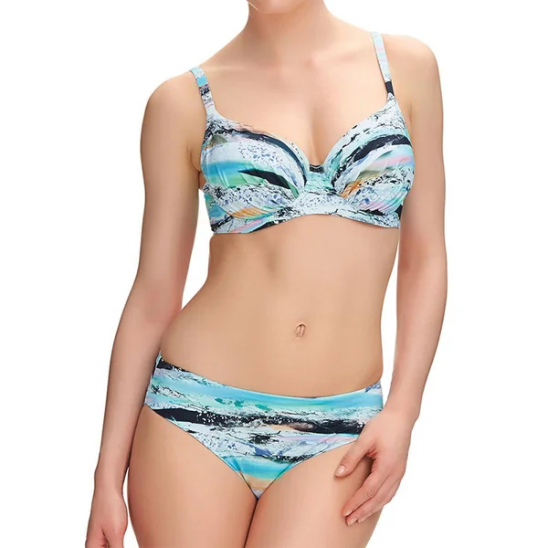 Slip de bain mi-couvrant - Bleu KIRUNA Fantasie Bain