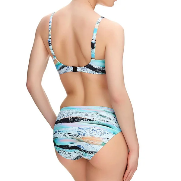 Slip de bain mi-couvrant - Bleu KIRUNA Fantasie Bain