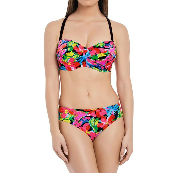 Slip de bain mi-couvrant Imprimé - Multicolore SANTA BARBARA Fantasie Bain
