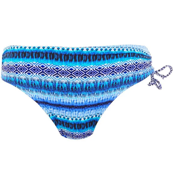 Slip de bain mi-couvrant jambes réglables Imprimé - Bleu Fantasie Bain