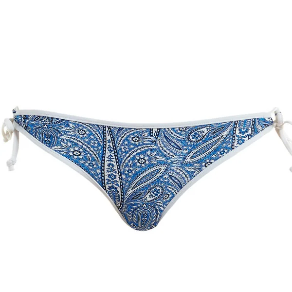 Slip de bain noué Bleu Freya Maillots
