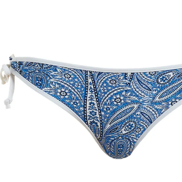 Slip de bain noué Bleu Freya Maillots