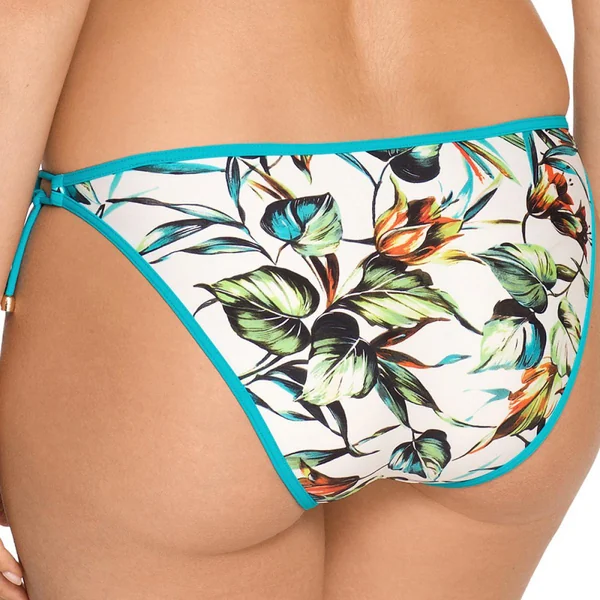 Slip de bain noué taille basse Prima Donna BILOBA tropical garden Prima Donna Maillot