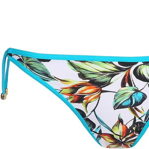 Slip de bain noué taille basse Prima Donna BILOBA tropical garden Prima Donna Maillot