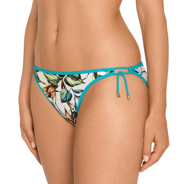 Slip de bain noué taille basse Prima Donna BILOBA tropical garden Prima Donna Maillot