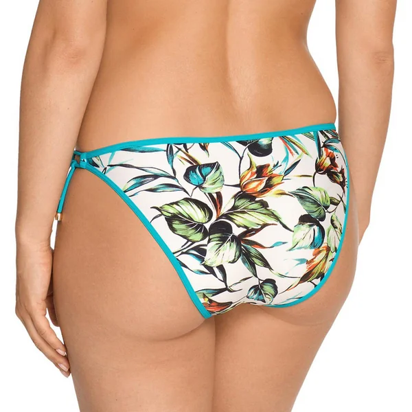 Slip de bain noué taille basse Prima Donna BILOBA tropical garden Prima Donna Maillot
