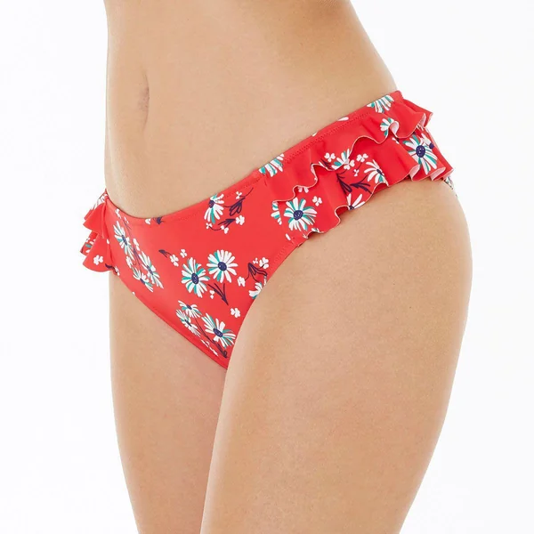 Slip de bain - Rouge Brigitte Bardot