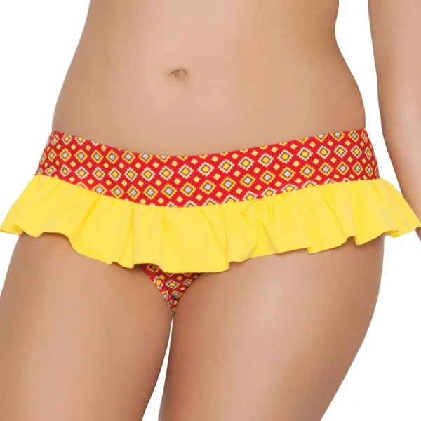 Slip de bain - Rouge en nylon Curvy Kate Maillot