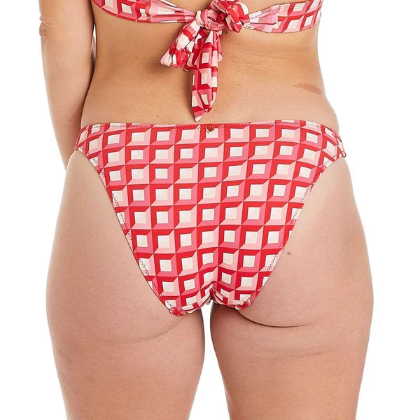 Slip de bain rouge Ibiza Camille Cerf x Pomm Poire