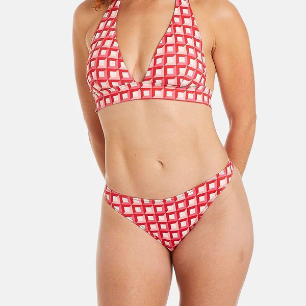 Slip de bain rouge Ibiza Camille Cerf x Pomm Poire