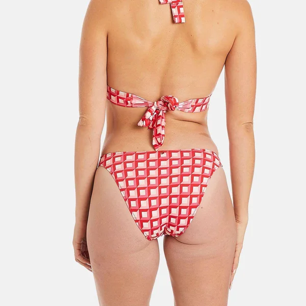 Slip de bain rouge Ibiza Camille Cerf x Pomm Poire