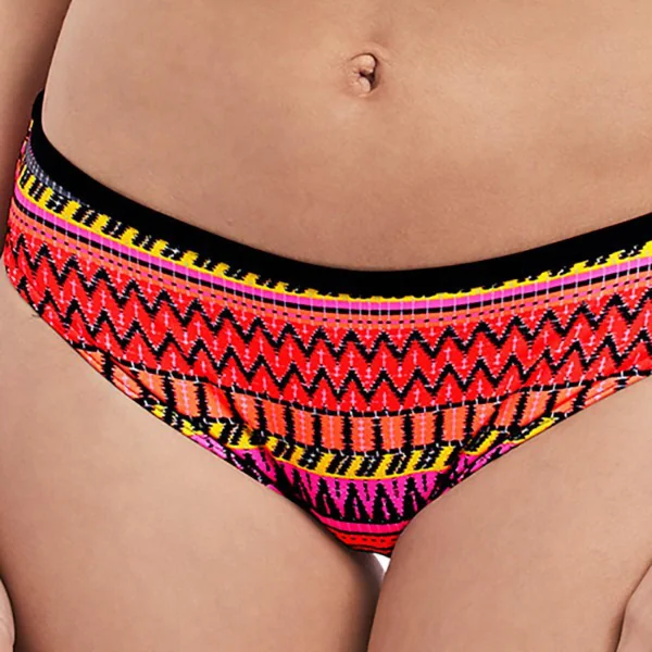 Slip de bain Rouge noir Freya Maillots