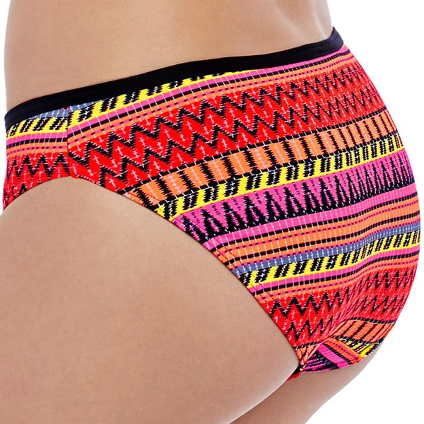Slip de bain Rouge noir Freya Maillots