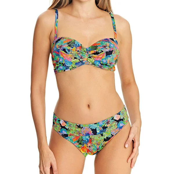 Slip de bain taille ajustable black - Island Girl Freya Maillots