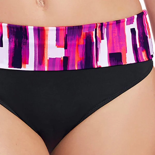 Slip de bain taille ajustable Imprimé - Fuchsia Fantasie Bain