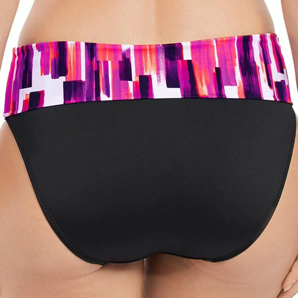 Slip de bain taille ajustable Imprimé - Fuchsia Fantasie Bain