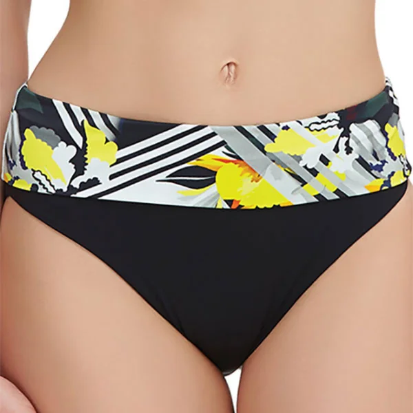 Slip de bain taille ajustable - Noir Fantasie Bain