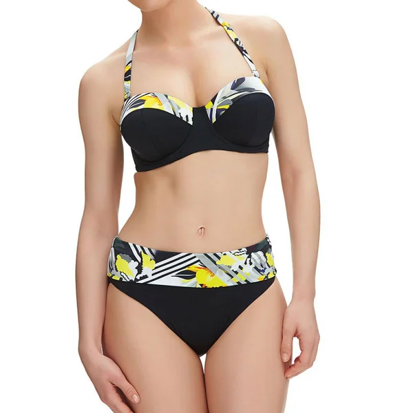 Slip de bain taille ajustable - Noir Fantasie Bain
