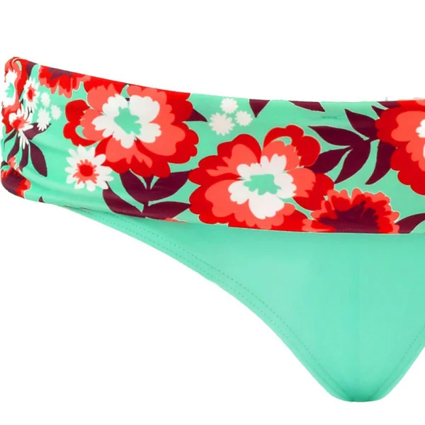Slip de bain taille ajustable - Vert en nylon Curvy Kate Maillot