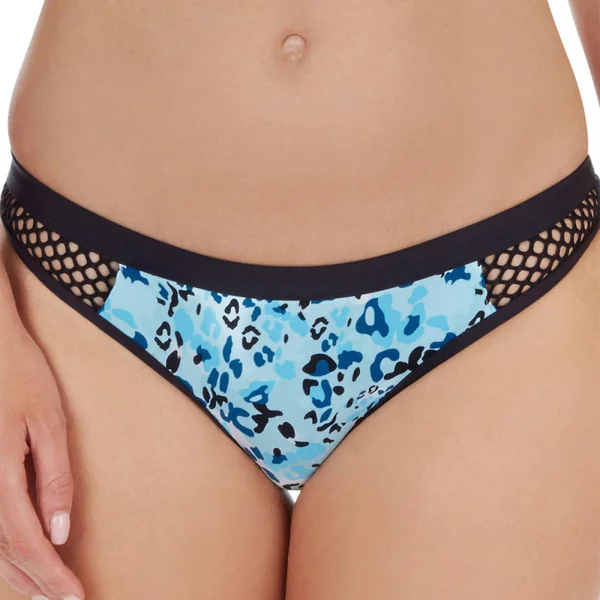 Slip de bain taille basse - Bleu Audelle Swim