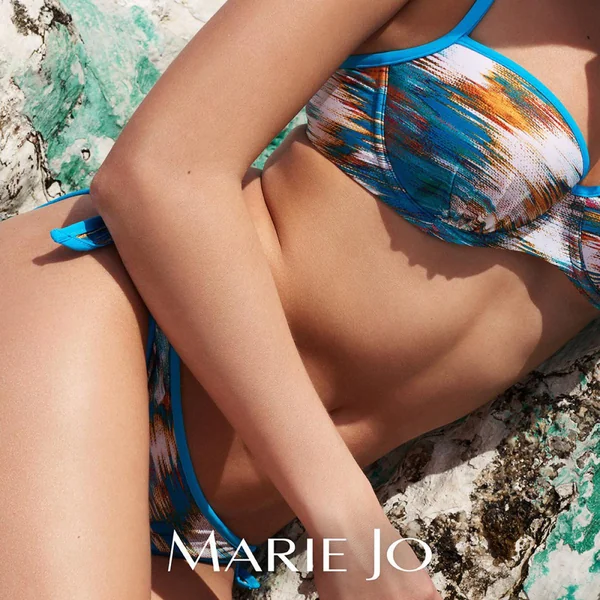 Slip de bain taille basse - Bleu Marie Jo Swim