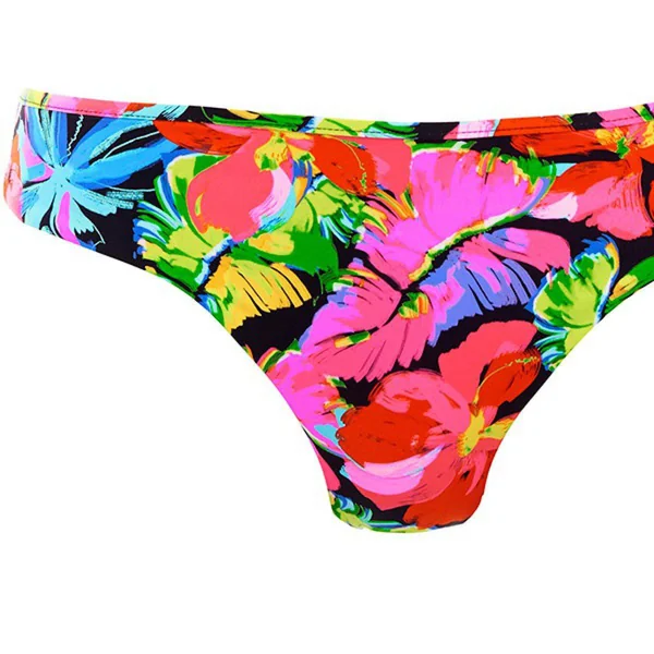 Slip de bain taille basse reversible - Multicolore Fantasie Bain